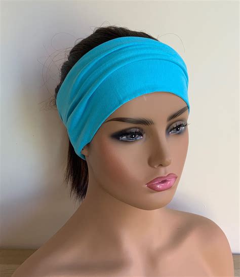 wide fabric headbands|wide stretchy headbands for women.